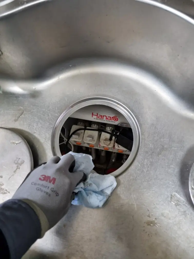 배수구통 작업 7